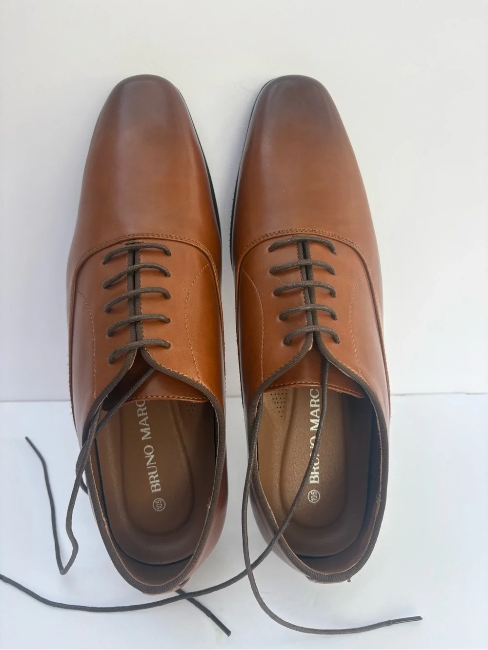 Classic Brown Leather Derby Shoes – Polished Men's Dress Oxfords